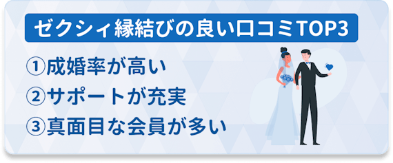 ゼクシィ縁結び_良い口コミ