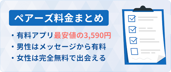 ペアーズ 料金 h2
