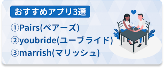 おすすめ婚活アプリ