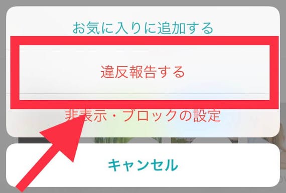 ペアーズ 通報